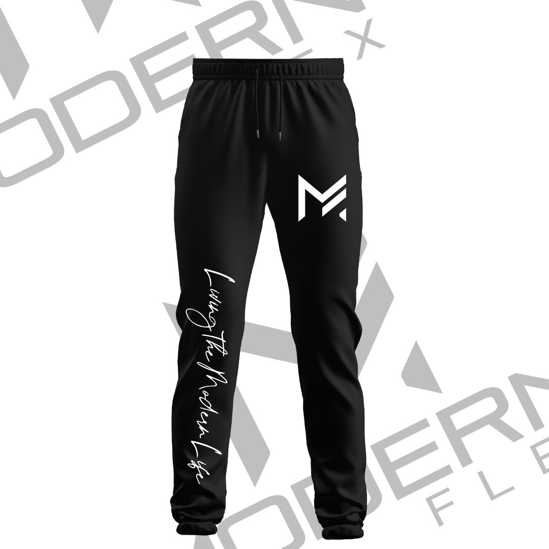 LIVING THE MODERN LIFE COTTON JOGGER BLACK