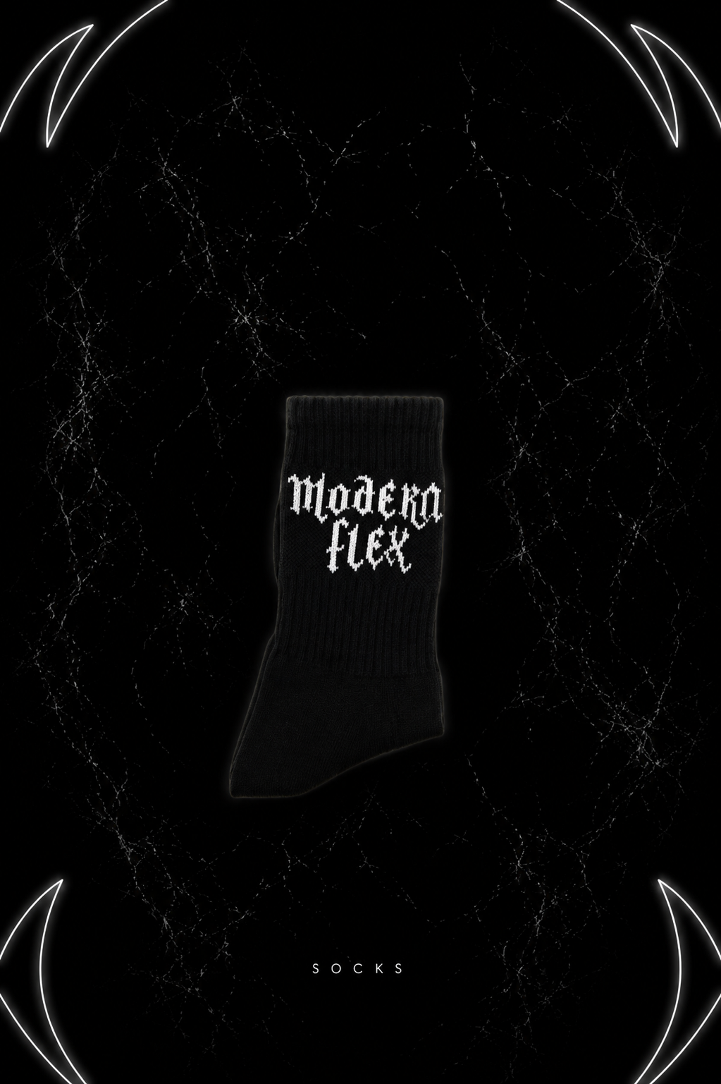 Modern Flex text black