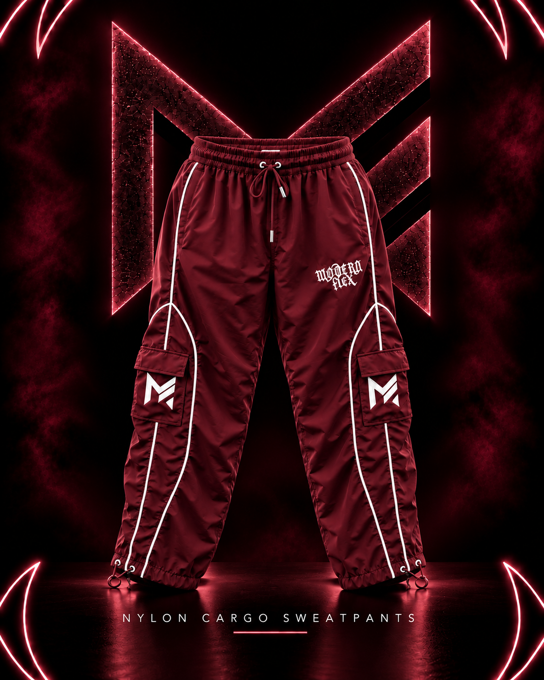 CARGO SWEATS Burgundy