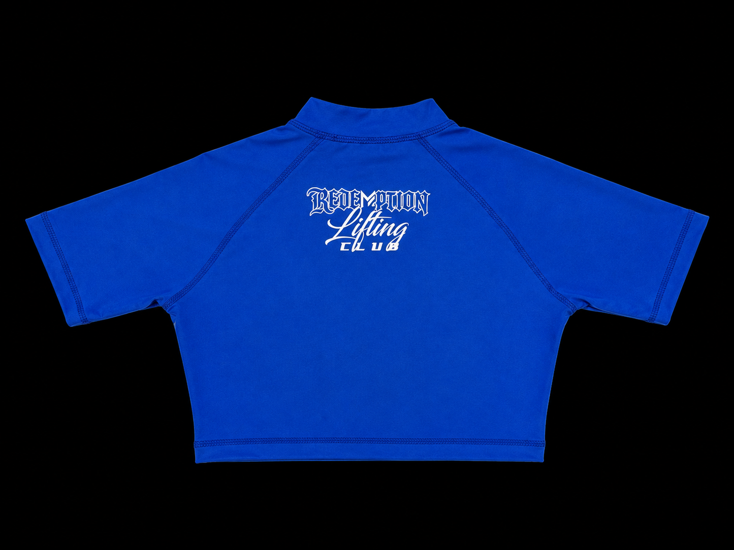 LIFTING CLUB Blue compression crop top