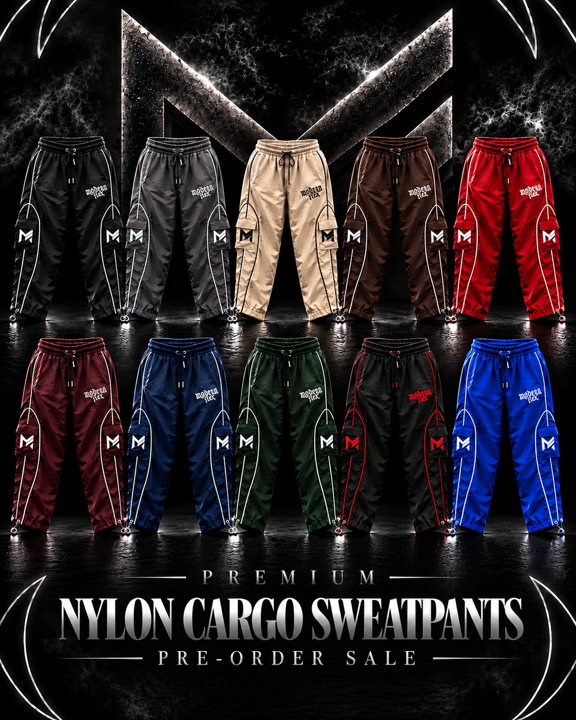 Nylon Sweatpants Pre order