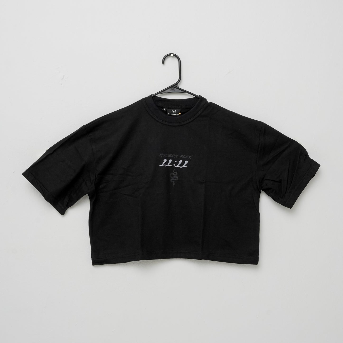 11:11 CROP TOP BLACK AND GREY