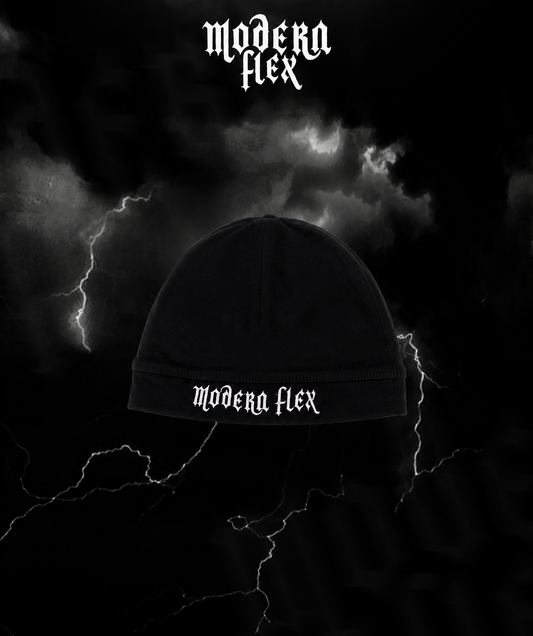 Modern Flex text skull cap