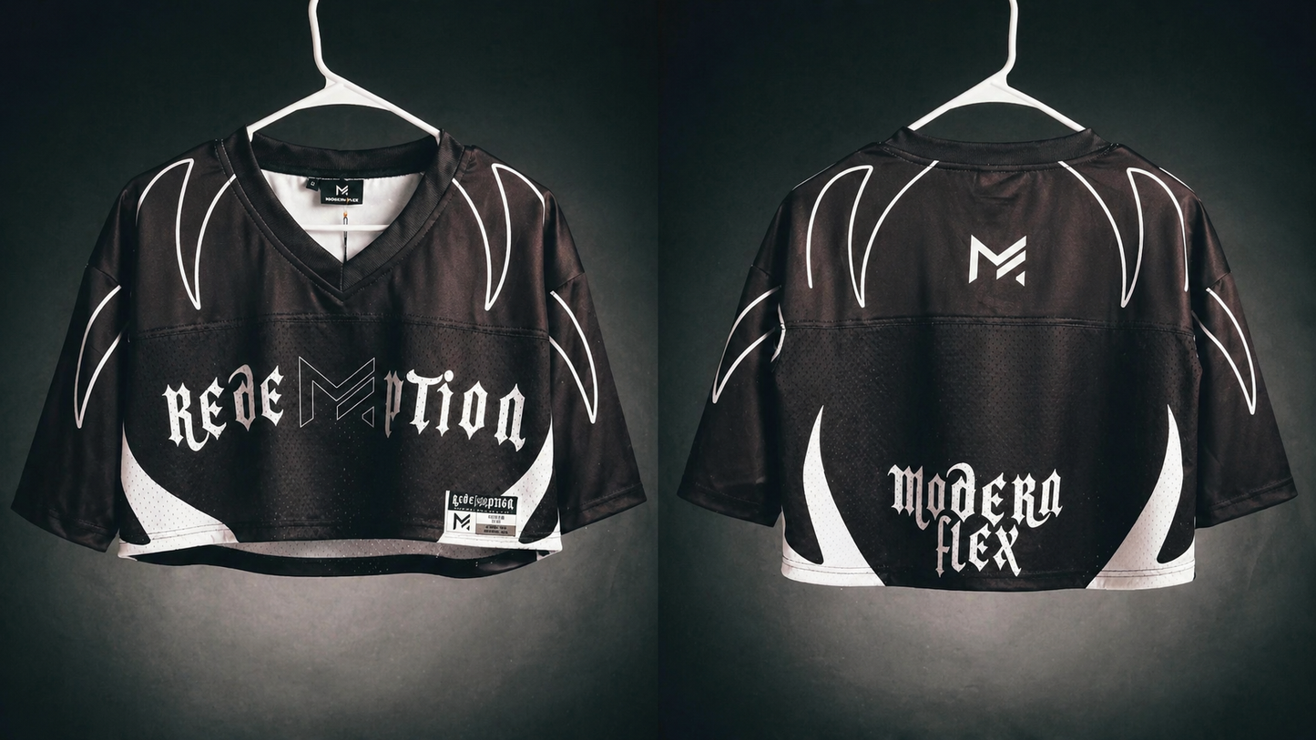 REDEMPTION Stripe Crop Jersey