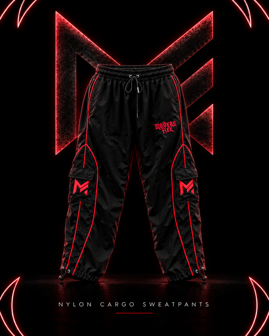 CARGO SWEATS Black and Red