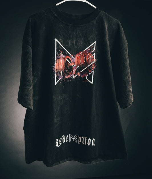 FLEX WITH MEANING T-SHIRT WASHED GREY