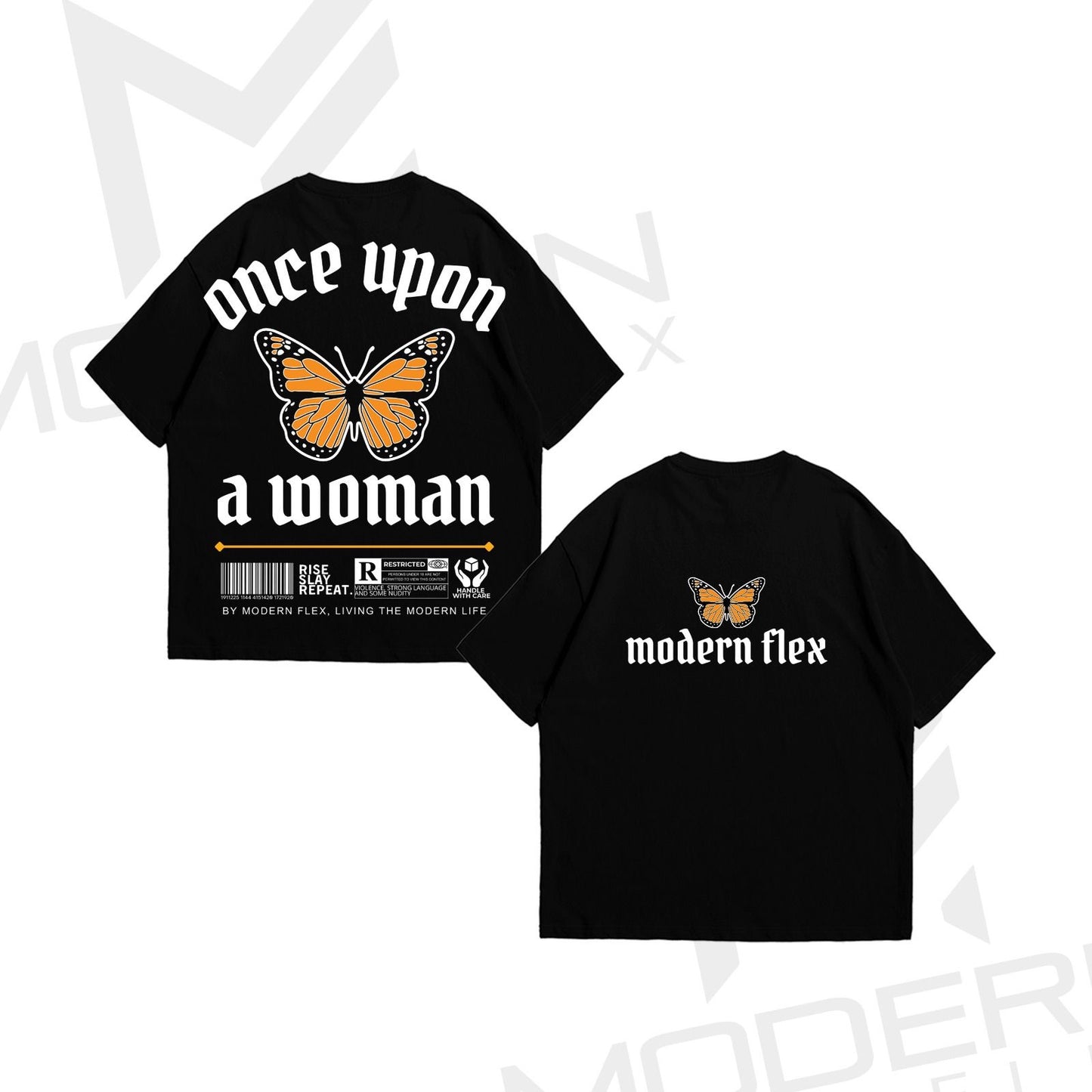 BUTTERFLY DROP OVERSIZED BLACK