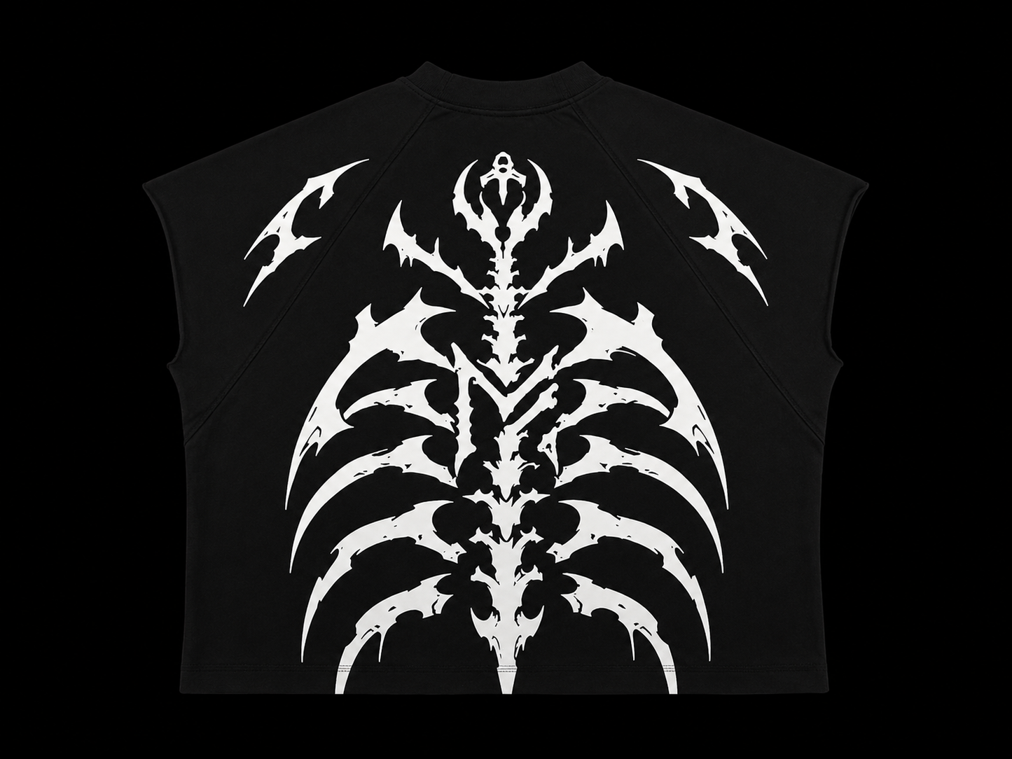 B-ONE 🦴 shoulder cut shirt