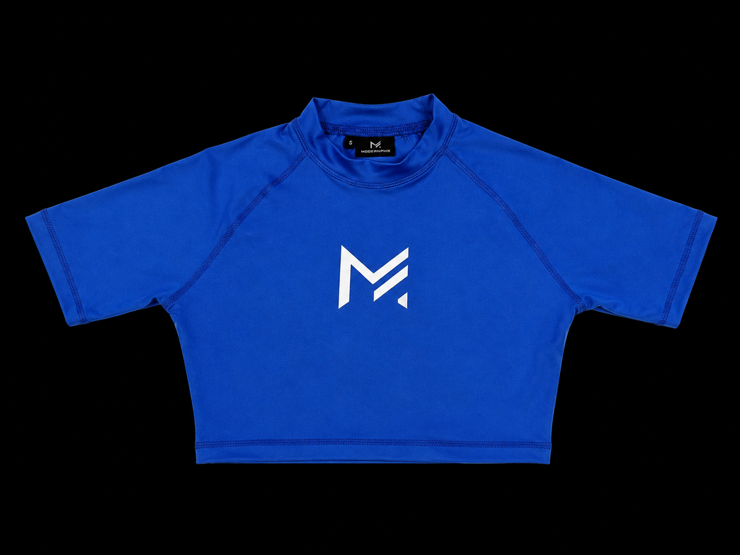 LIFTING CLUB Blue compression crop top