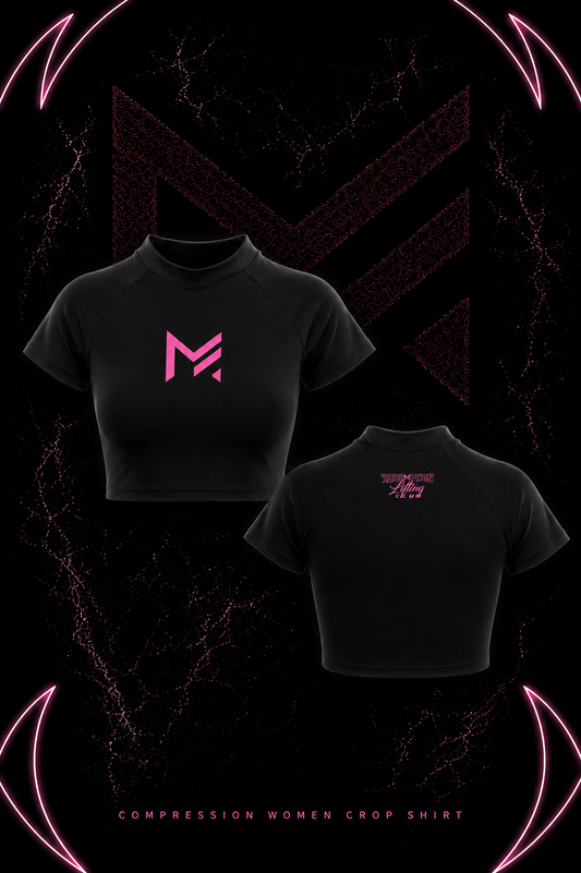 Redemption Lyfting club compression crop shirt