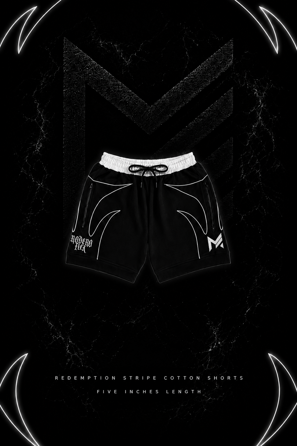 Redemption Cotton shorts Black