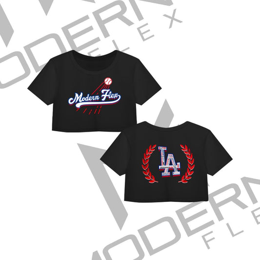 MODERN DODGERS CROP TOP